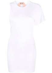 Nº21 asymmetric one-sleeve dress