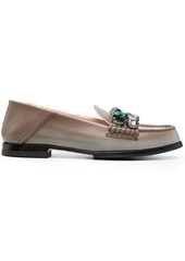 Nº21 crystal-embellished loafers