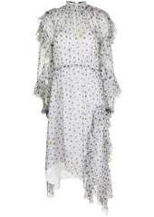 Nº21 floral-print asymmetric dress