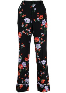 Nº21 floral-print straight-leg trousers