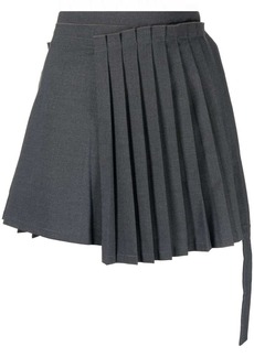 Nº21 fully-pleated mini skirt
