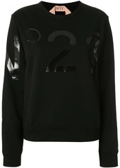 Nº21 laminated logo sweatshirt