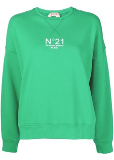 Nº21 logo-print relaxed-fit sweatshirt
