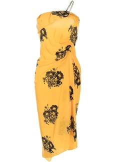 Nº21 one-shoulder floral-print dress