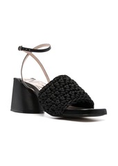 Nº21 braided high-heel sandals