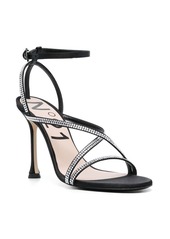 Nº21 100mm crystal-embellished sandals