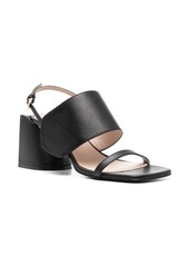 Nº21 wide-strap 75mm sandals