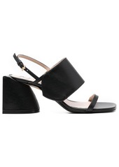 Nº21 wide-strap 75mm sandals