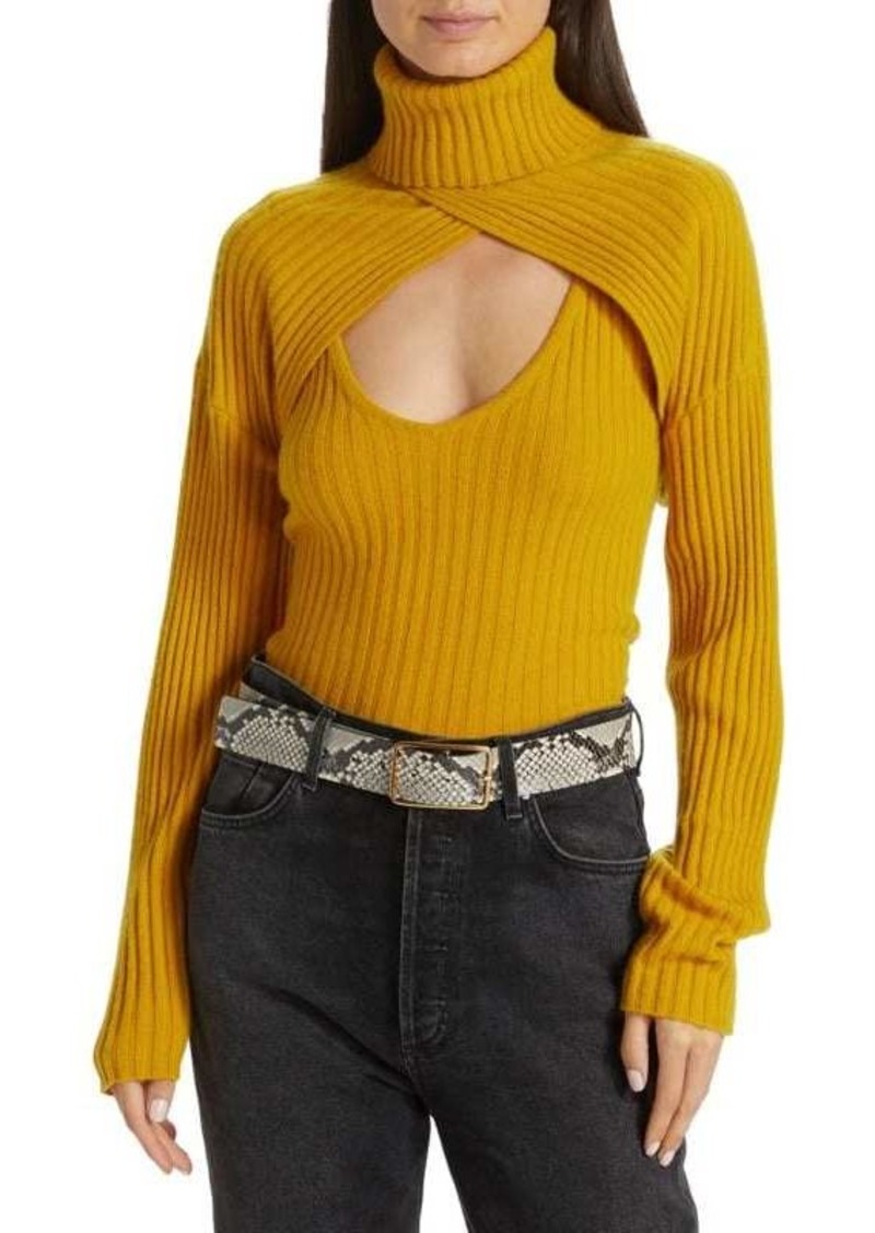 Naadam 2-Piece Wool Cashmere Turtleneck Sweater Set