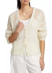 Naadam Cable-Knit Wool & Cashmere Cardigan