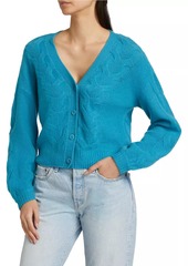 Naadam Cashmere Airy Cable-Knit Cardigan