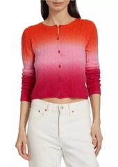 Naadam Cashmere Dip-Dye Cardigan