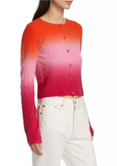 Naadam Cashmere Dip-Dye Cardigan