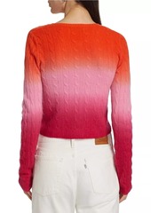 Naadam Cashmere Dip-Dye Cardigan