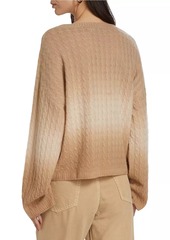 Naadam Cashmere Dip-Dye Crewneck Sweater