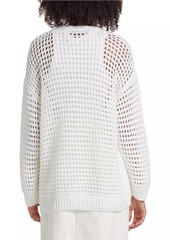 Naadam Luxe Cotton Pointelle Cardigan