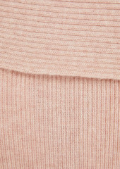 Naadam - Asymmetric ribbed wool and cashmere-blend sweater - Pink - L