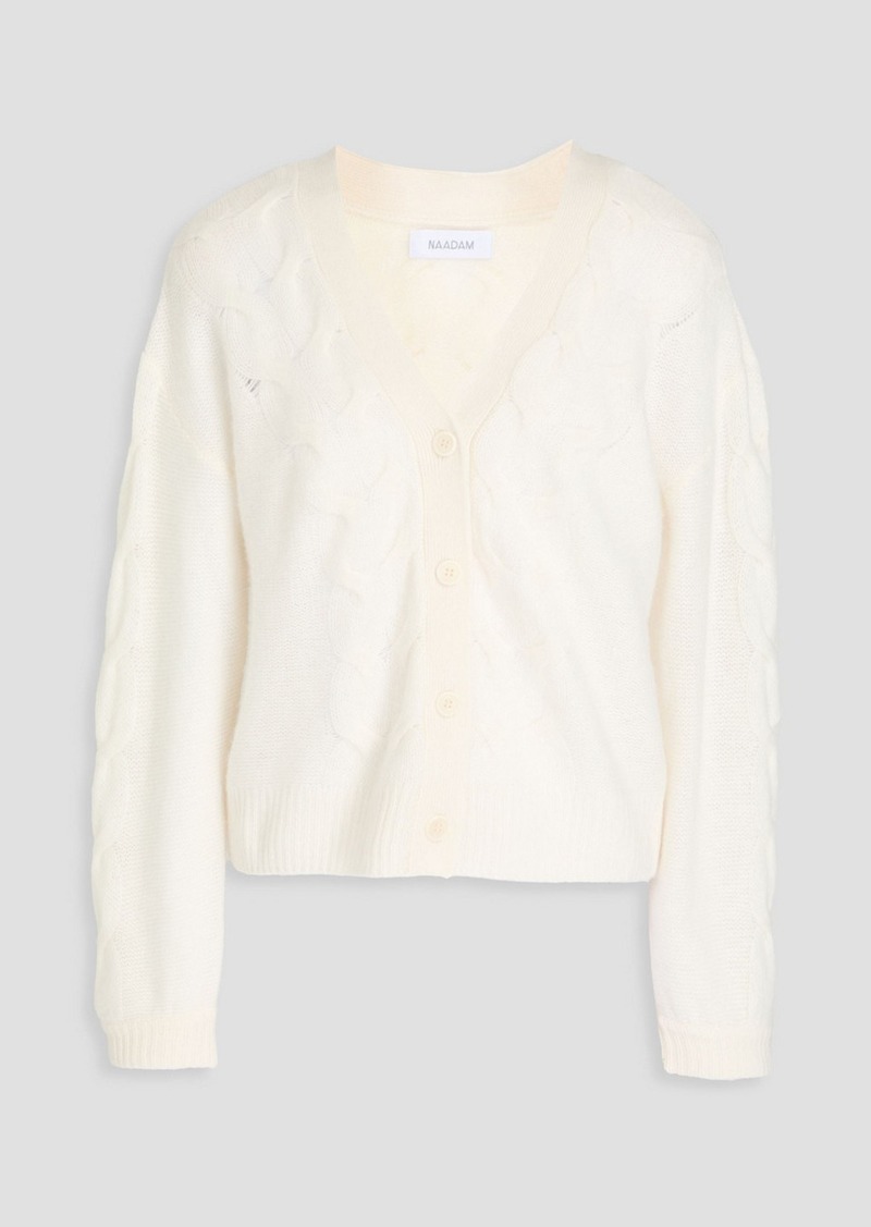 Naadam - Cable-knit cashmere cardigan - White - XS