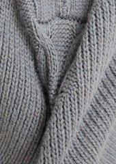 Naadam - Cable-knit wool and cashmere-blend half-zip sweater - Gray - S