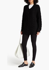 Naadam - Cable-knit wool and cashmere-blend sweater - Black - XS