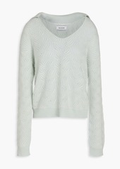 Naadam - Cable-knit wool and cashmere-blend sweater - Green - XS