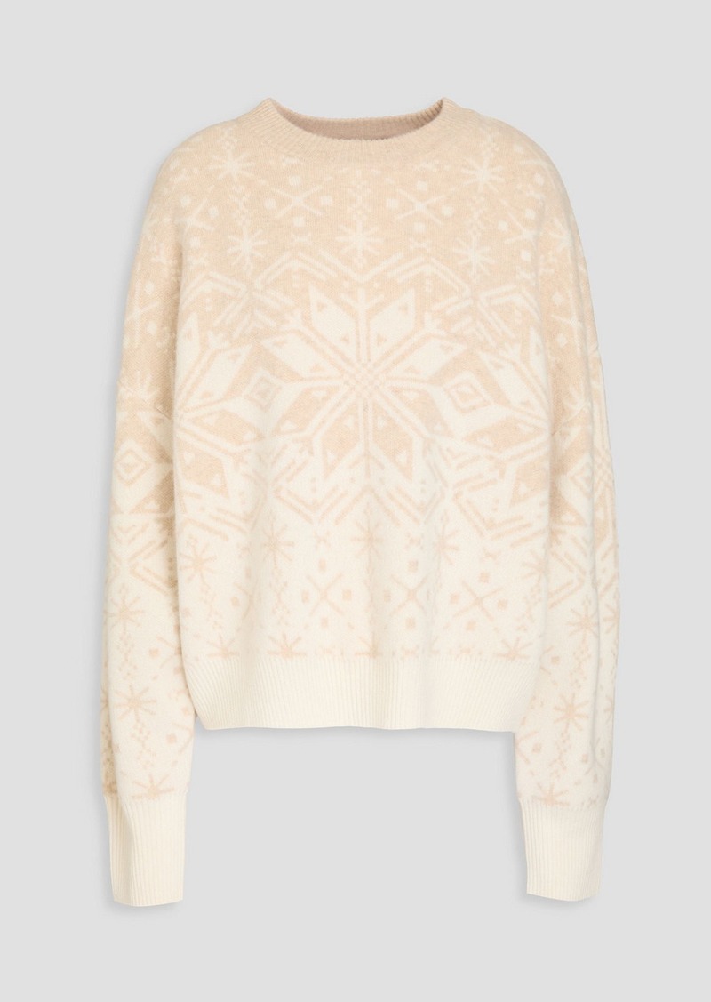 Naadam - Fair Isle cashmere sweater - White - XS