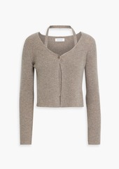 Naadam - Layered wool and cashmere-blend cardigan - Neutral - XS