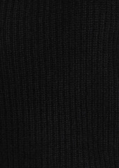 Naadam - One-sleeve ribbed cashmere sweater - Black - S