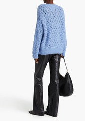 Naadam - Oversized open-knit sweater - Blue - S