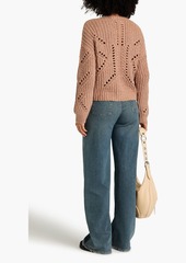 Naadam - Pointelle-knit cotton sweater - Neutral - S