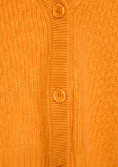 Naadam - Ribbed cashmere cardigan - Orange - S