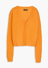 Naadam - Ribbed cashmere cardigan - Orange - S