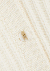 Naadam - Ribbed cashmere cardigan - White - XS