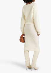 Naadam - Ribbed cashmere cardigan - White - XS