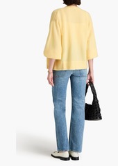 Naadam - Ribbed cashmere cardigan - Yellow - M