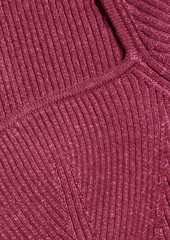 Naadam - Ribbed cotton and cashmere-blend sweater - Purple - XS