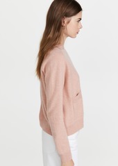 Naadam Cashmere Quarter Zip Sweater with Pockets