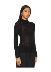 NAADAM Lightweight Cashmere Pointelle Turtleneck