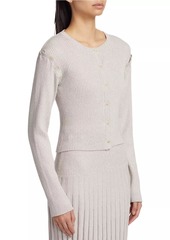 Naadam Naia Cotton & Cashmere Ribbed Convertible Cardigan