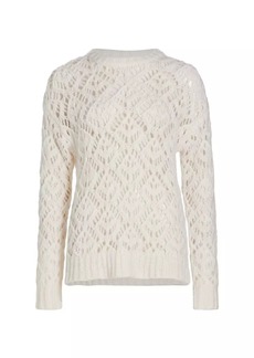 Naadam Open-Knit Wool & Cashmere-Blend Sweater