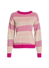 Naadam Swirl Striped Cashmere Sweater