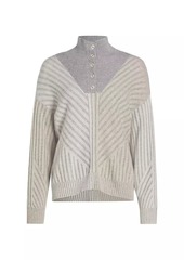 Naadam Wool & Cashmere Henley Sweater