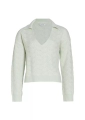 Naadam Wool & Cashmere V-Neck Sweater