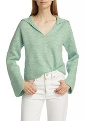 Naadam Wool & Cashmere V-Neck Sweater