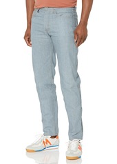 Naked & Famous Denim Men's Easy Guy Relaxed Tapered Fit Jeans in Lightweight Recycled Selvedge-Stone Blue