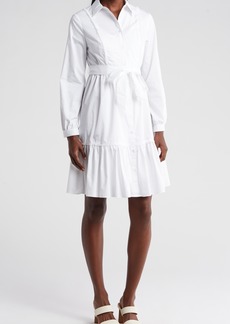 Nanette Lepore Amber Stitch Midi Dress in Brilliant White at Nordstrom Rack
