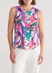Nanette Lepore Play Princess Active Tank in Multi Palm Print at Nordstrom Rack