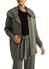 Nanette Lepore Play Shawl Collar Scuba Jacket in Peacoat Navy at Nordstrom Rack