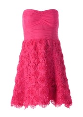 Nanette Lepore Women's Exotic Bloom Strapless Party Dress