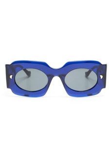 Nanushka Cathi bio-plastic square-frame sunglasses